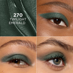 L'Oreal Paris before and after smokey eye comparison showing dramatic transformation benefit