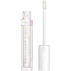 L'Oreal Paris front packaging showing shade String of Pearls and compact tube benefit clarity