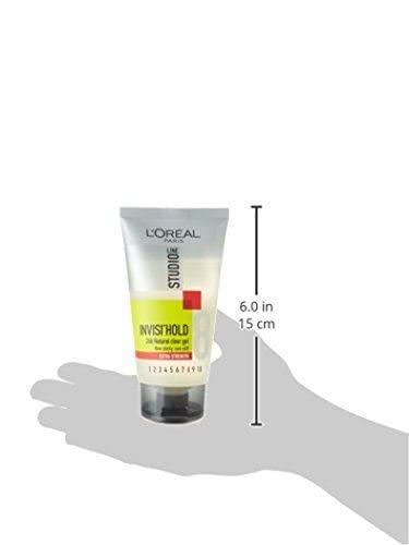 L'Oreal Paris hairspray in use giving long-lasting hold for finished hairstyle