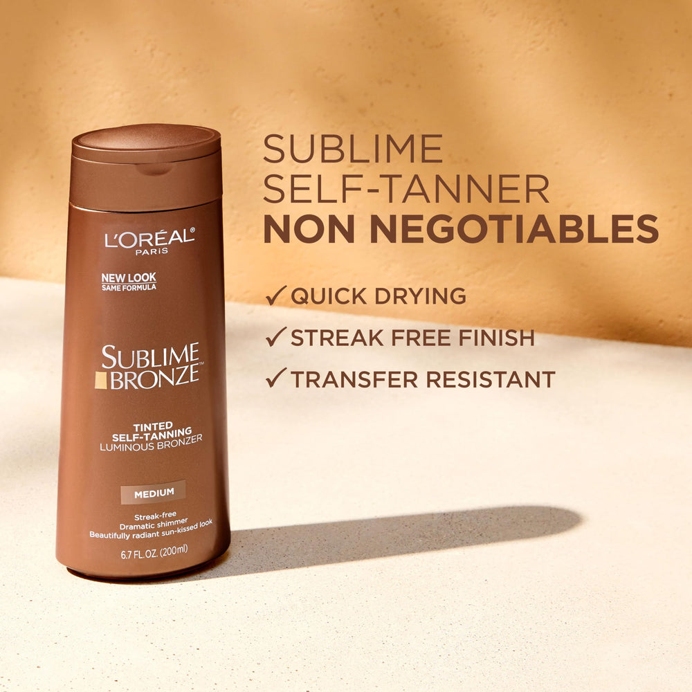 L'Oreal Paris lifestyle image on beach showing sun-kissed glow benefit