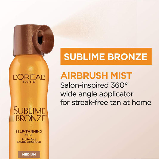 L'Oreal Paris close-up of 360-degree nozzle highlighting smooth application
