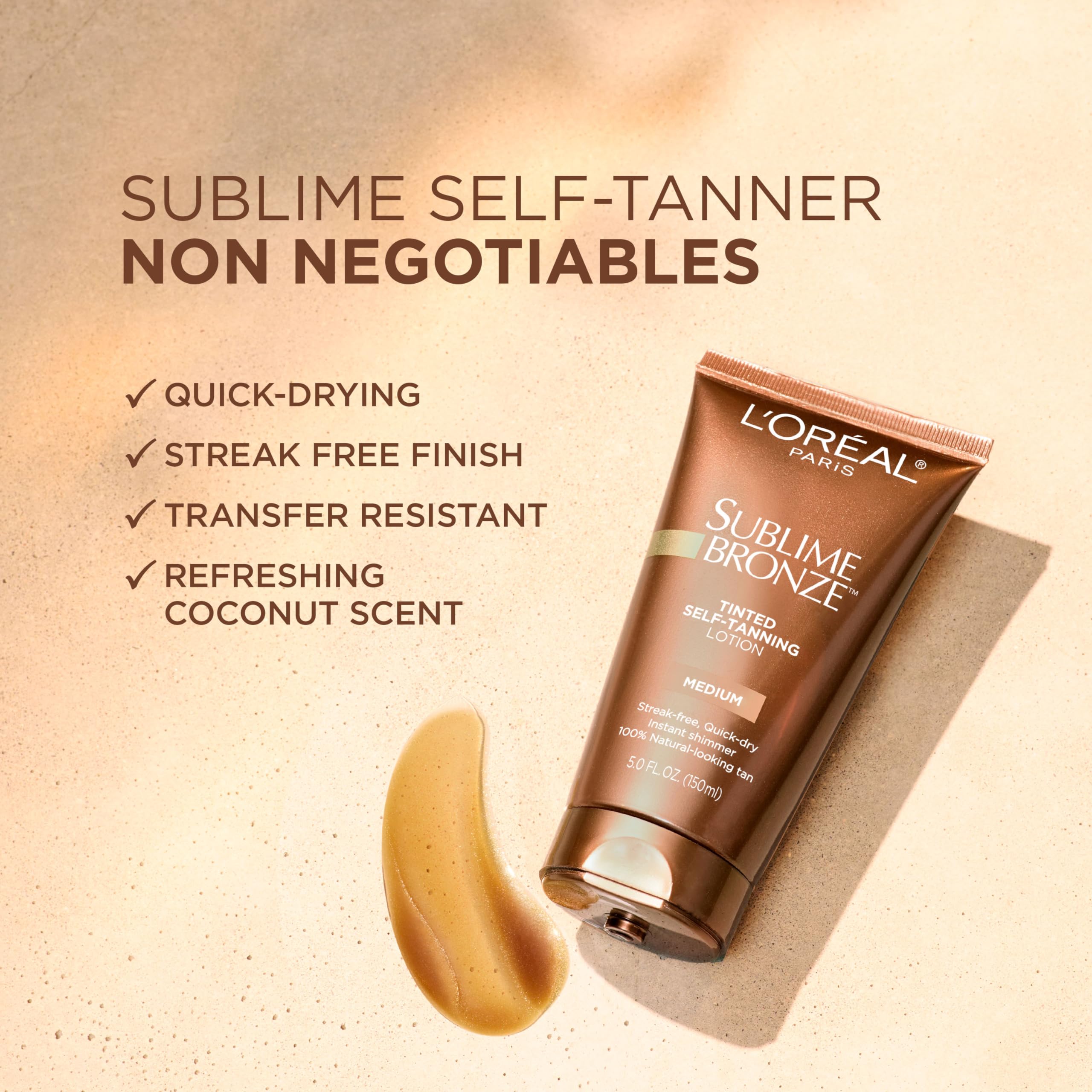 L'Oreal Paris product on bathroom shelf showcasing convenient daily use benefit