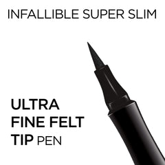 L'Oreal Paris ultra-fine felt tip close-up for precise lines