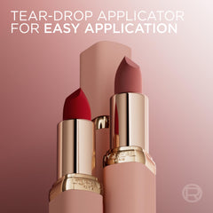 L'Oreal Paris swatch of multiple shades on arm showing range and color payoff for choice confidence