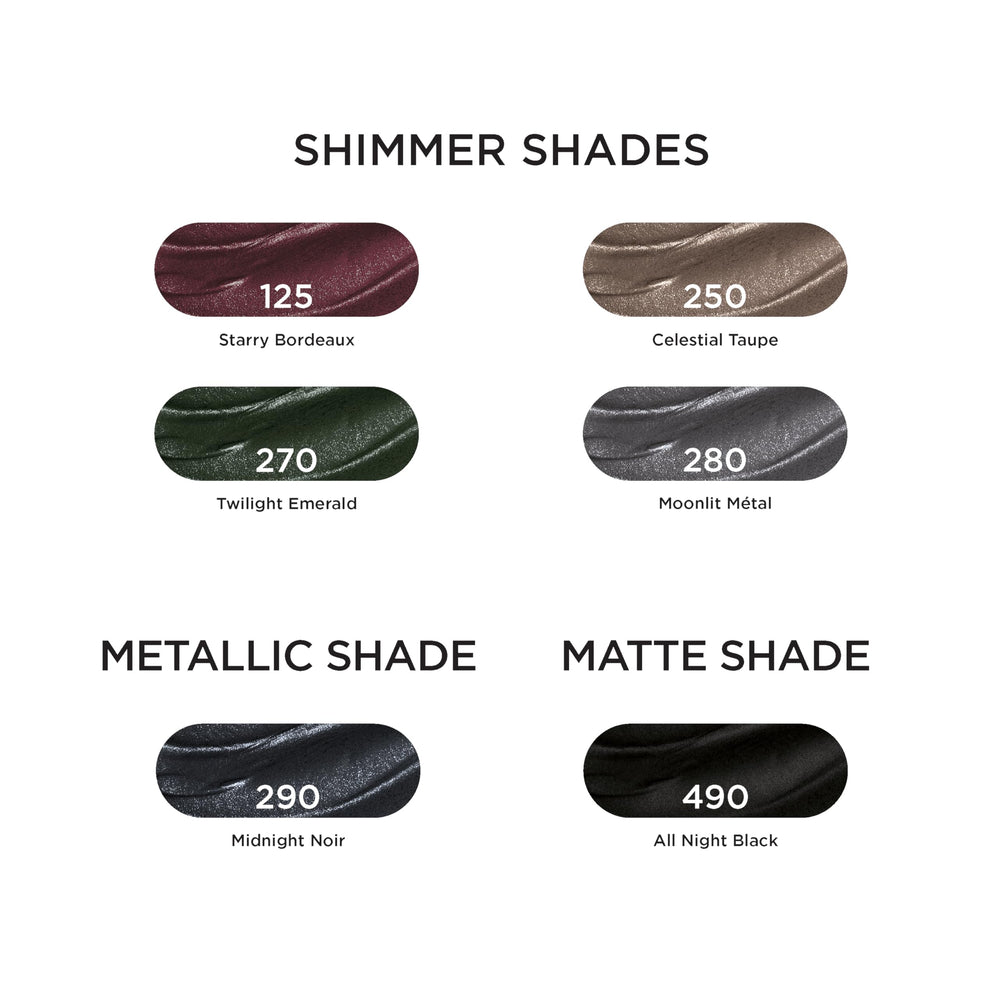 L'Oreal Paris swatches on multiple skin tones showing true color payoff benefit