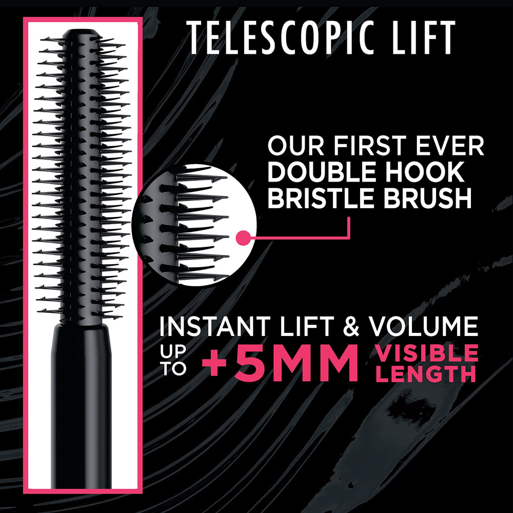 L'Oreal Paris wand stroke on white paper showing smooth texture and buildable coverage benefit