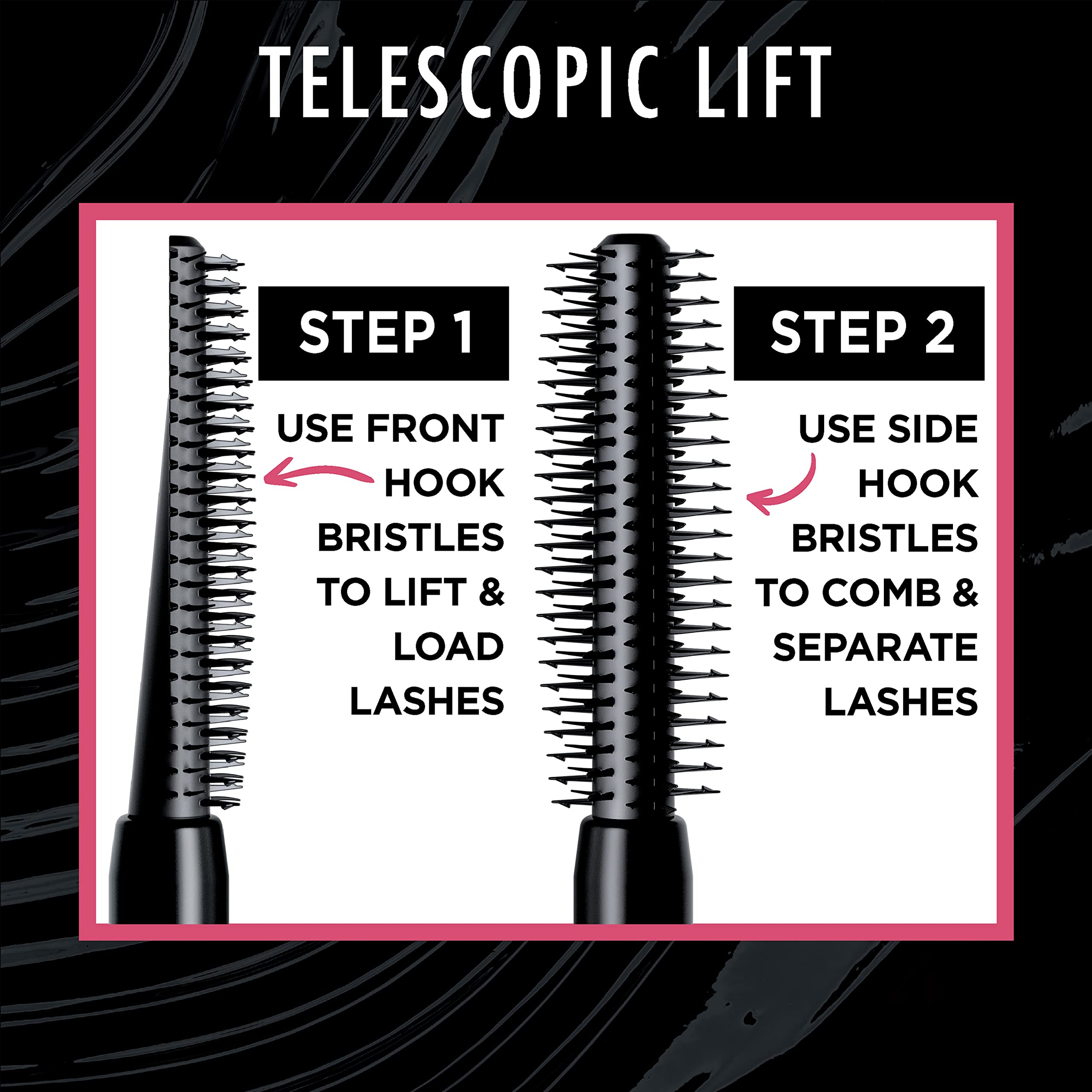 L'Oreal Paris telescopic tube in hand to show size and travel-friendly benefit