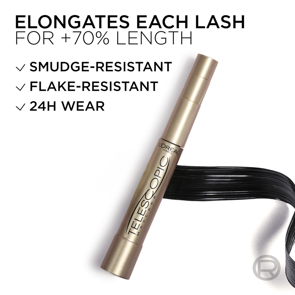 L'Oreal Paris mascara resisting water splash to show waterproof hold