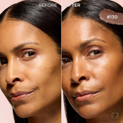 L'Oreal Paris texture close-up swipe showing cream-to-powder finish benefit