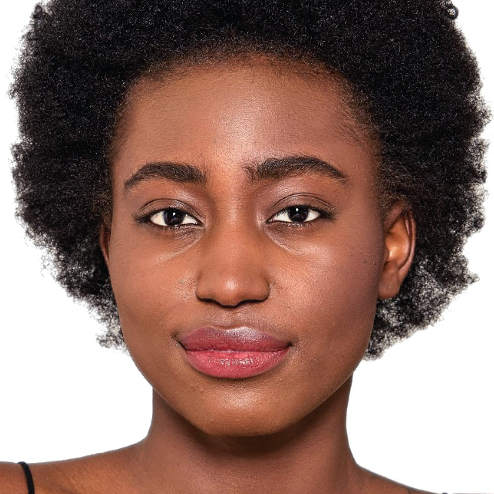 L'Oreal Paris powder texture swiped on skin displaying blendability and blur