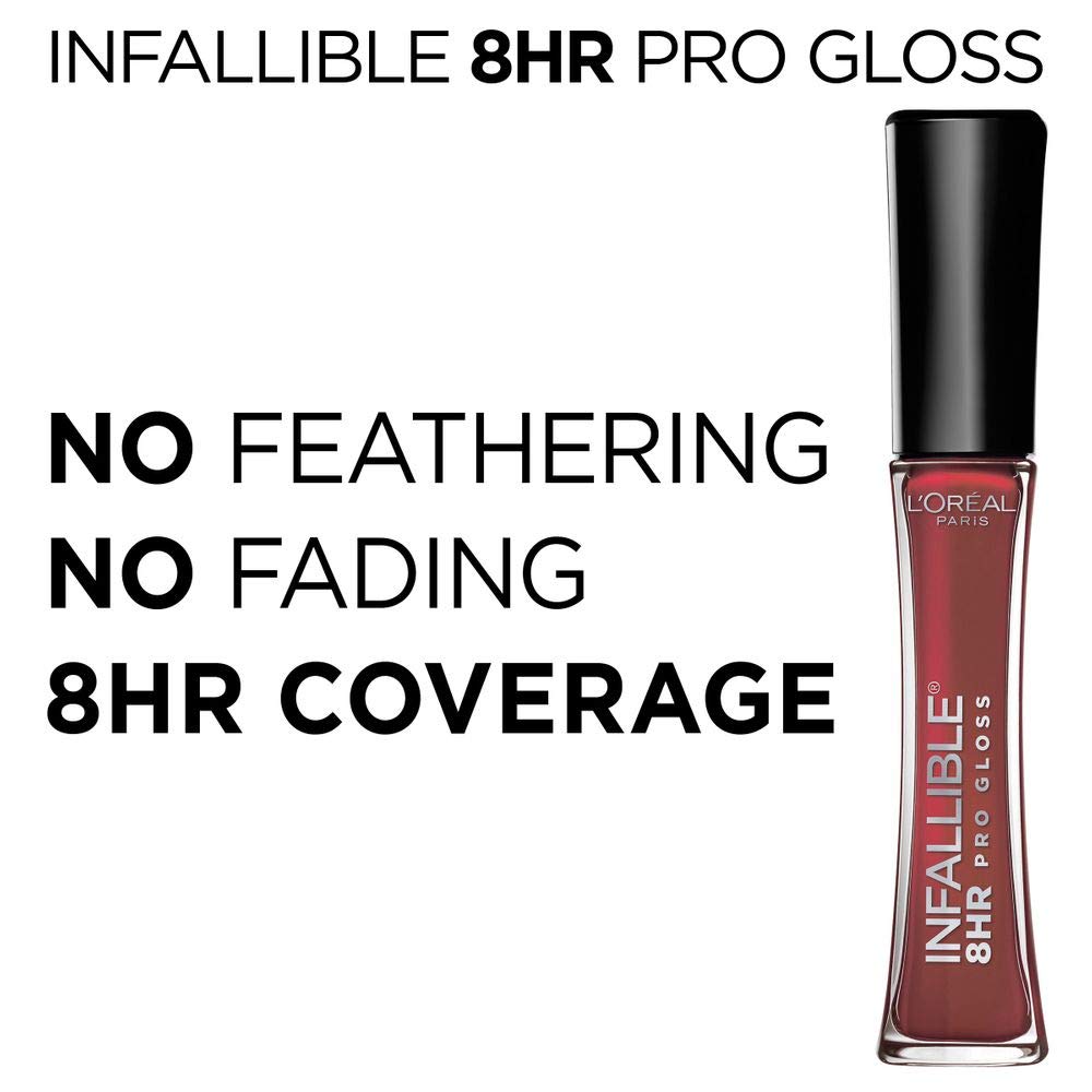 L'Oreal Paris texture swipe on skin highlighting glossy finish and hydrating effect