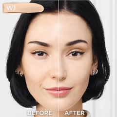 L'Oreal Paris applying foundation with brush for even, natural coverage