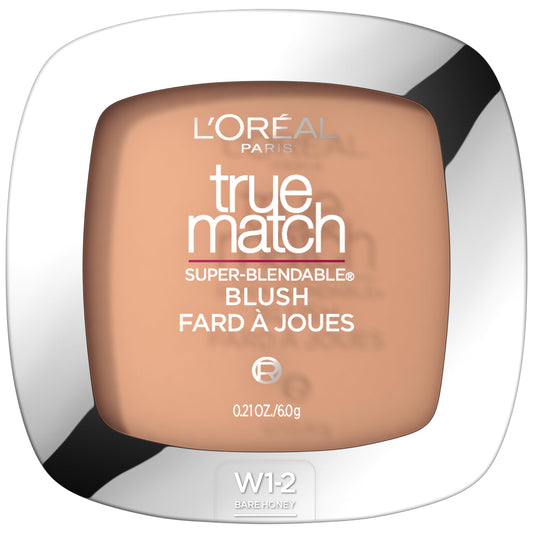 L'Oreal Paris compact front view showing color and packaging benefits