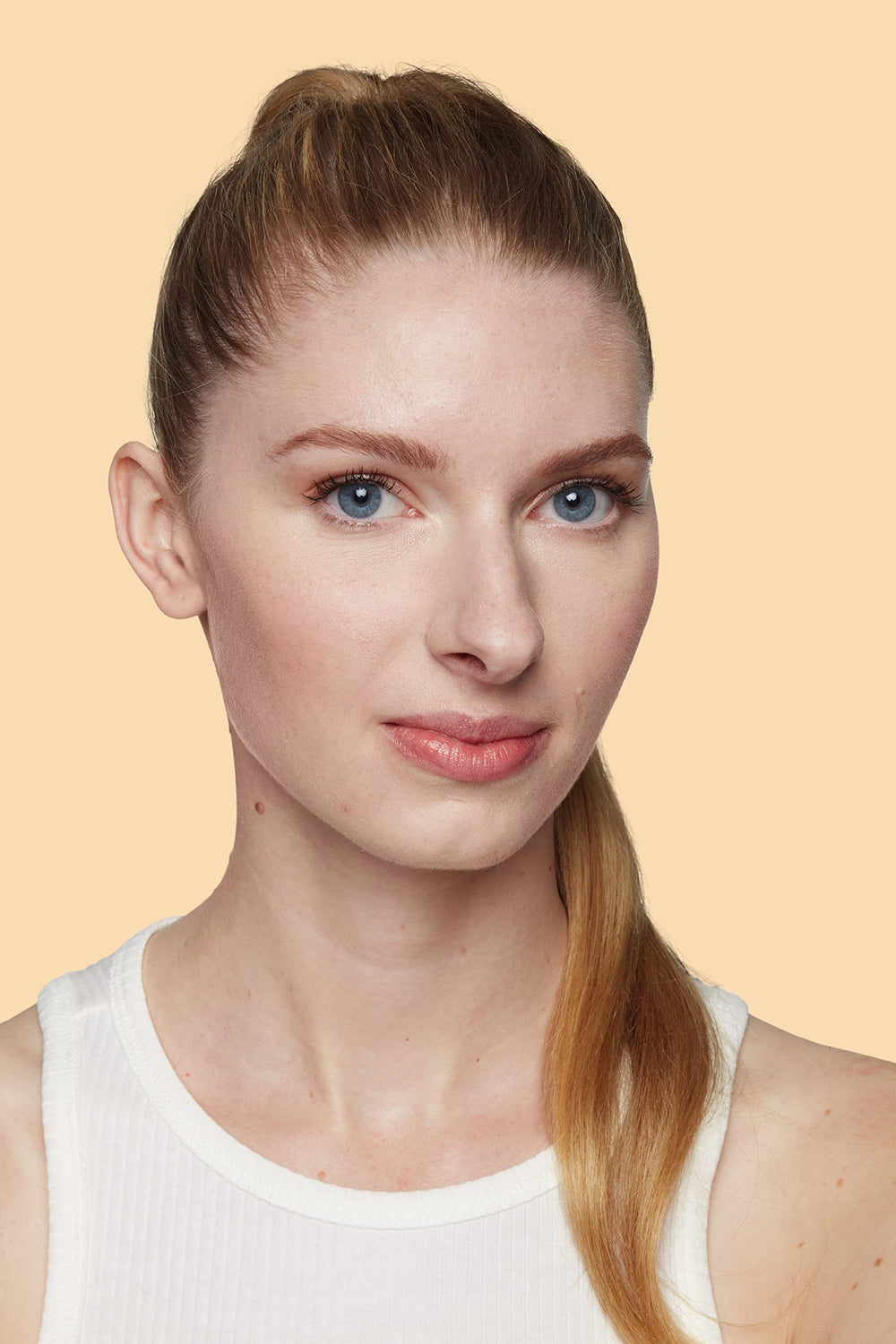L'Oreal Paris blended foundation before and after showing even coverage
