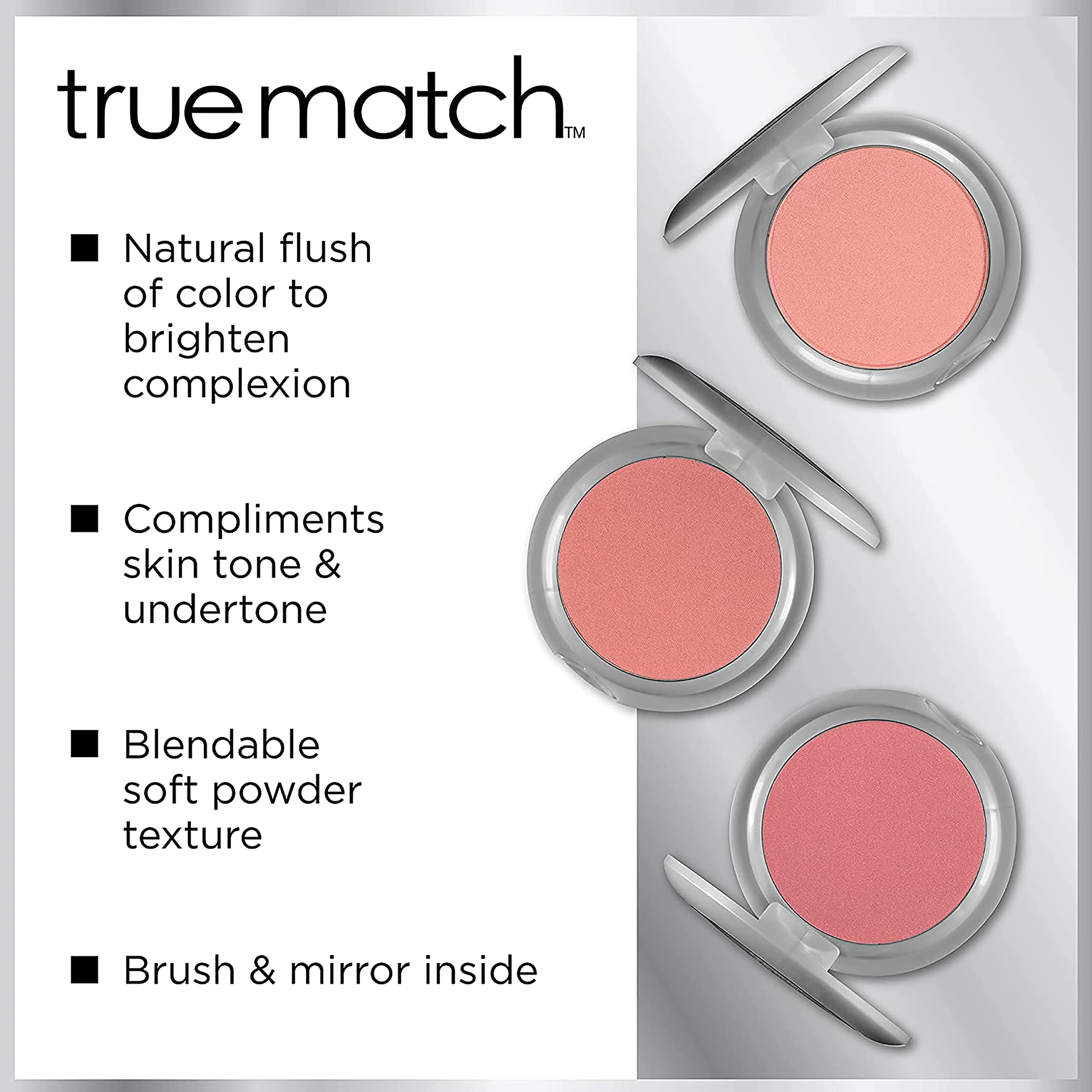 L'Oreal Paris blush tucked in a makeup bag ready for on-the-go use