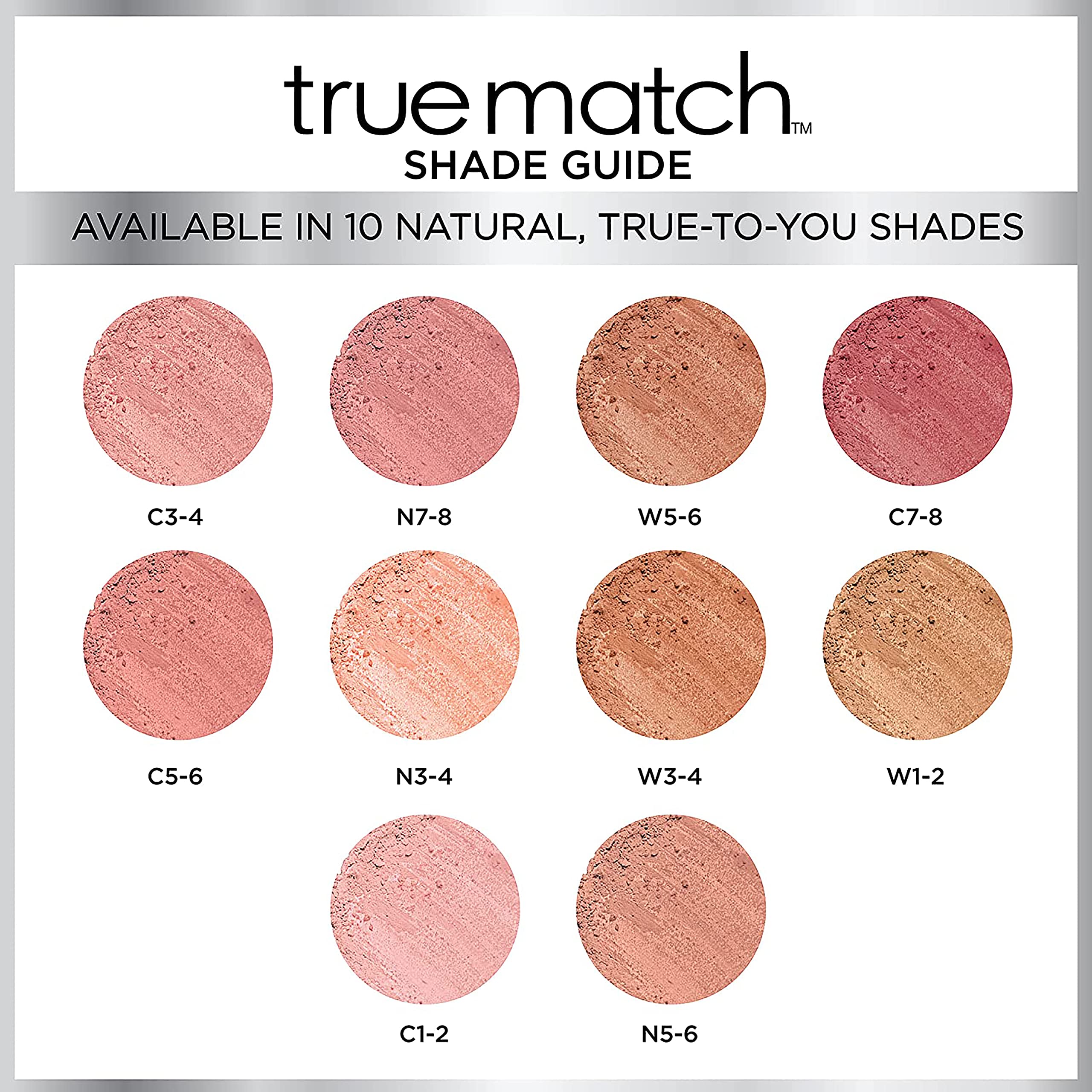 L'Oreal Paris blush paired with True Match foundation for coordinated finish