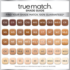 L'Oreal Paris foundation next to True Match powder to show pairing benefit