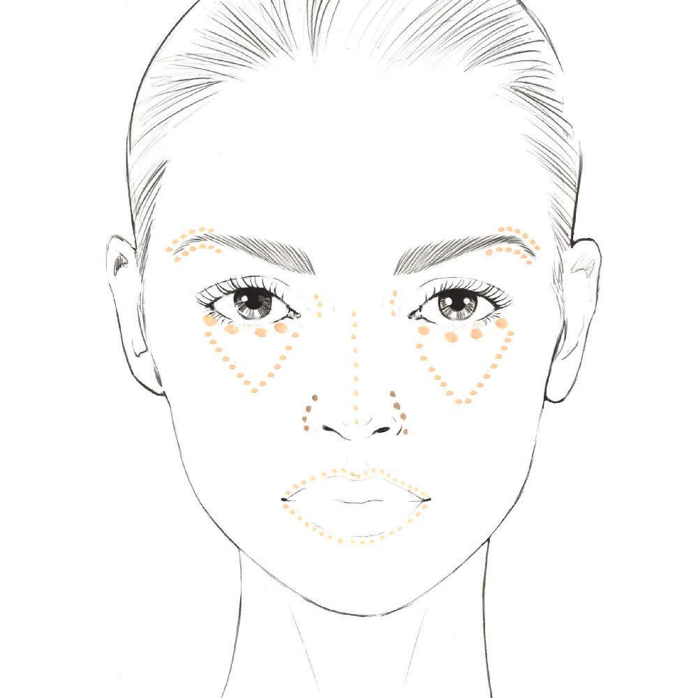 L'Oreal Paris concealer with brush and sponge for precise application