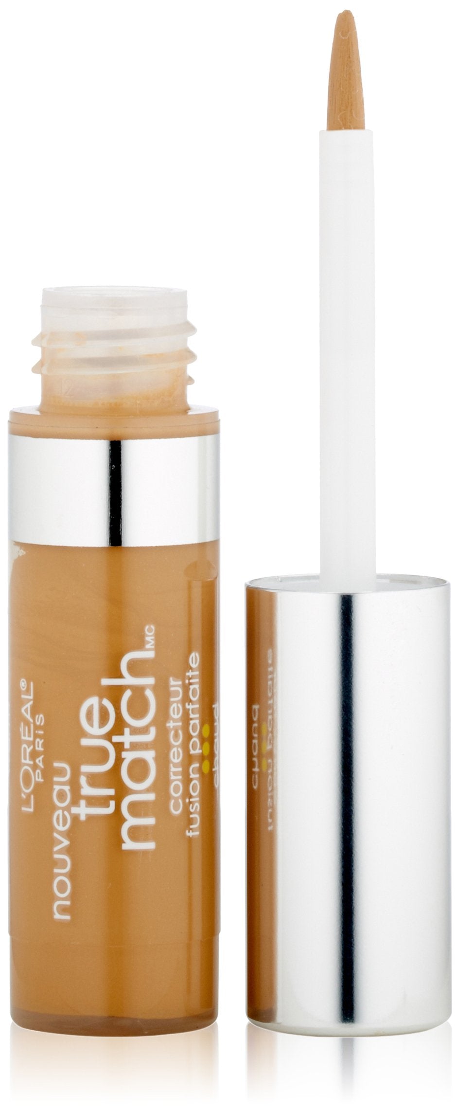 L'Oreal Paris concealer front packaging showing applicator and shade, for precise coverage