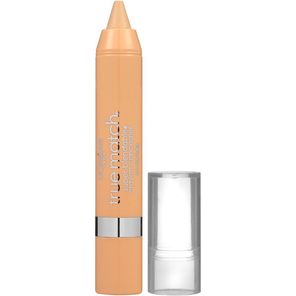 L'Oreal Paris crayon concealer creamy texture close-up demonstrating smooth blendability benefit