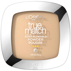 L'Oreal Paris compact front view highlighting sleek design and portability