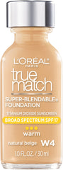 L'Oreal Paris front packaging showing shade and natural finish benefit