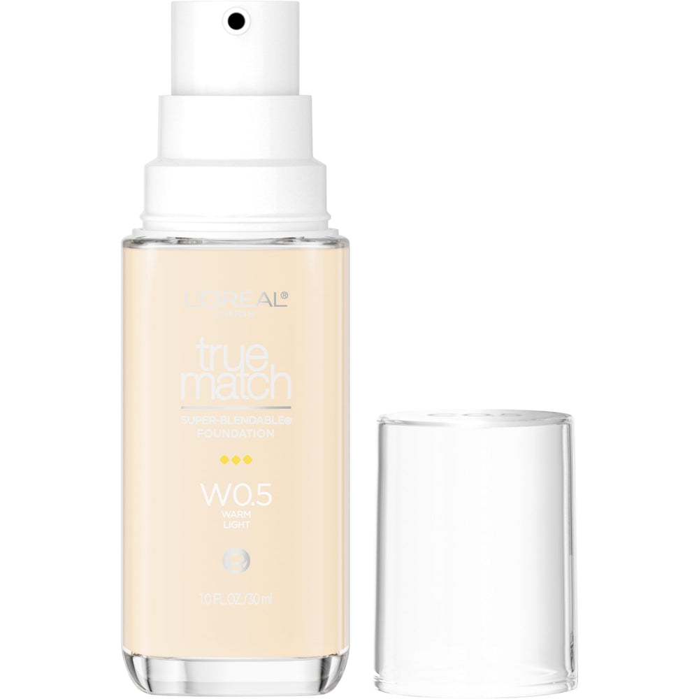 L'Oreal Paris front packaging showing shade W0.5 and benefits