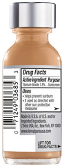 L'Oreal Paris product label and ingredients list highlighting oil-free formula