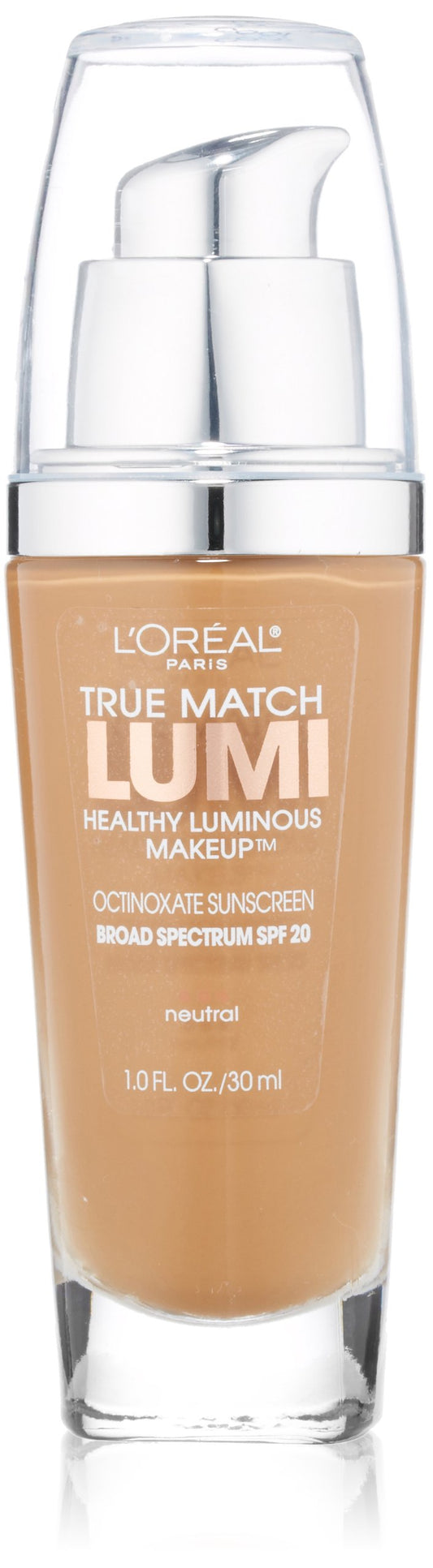 L'Oreal Paris bottle front packaging showing shade and brand benefits