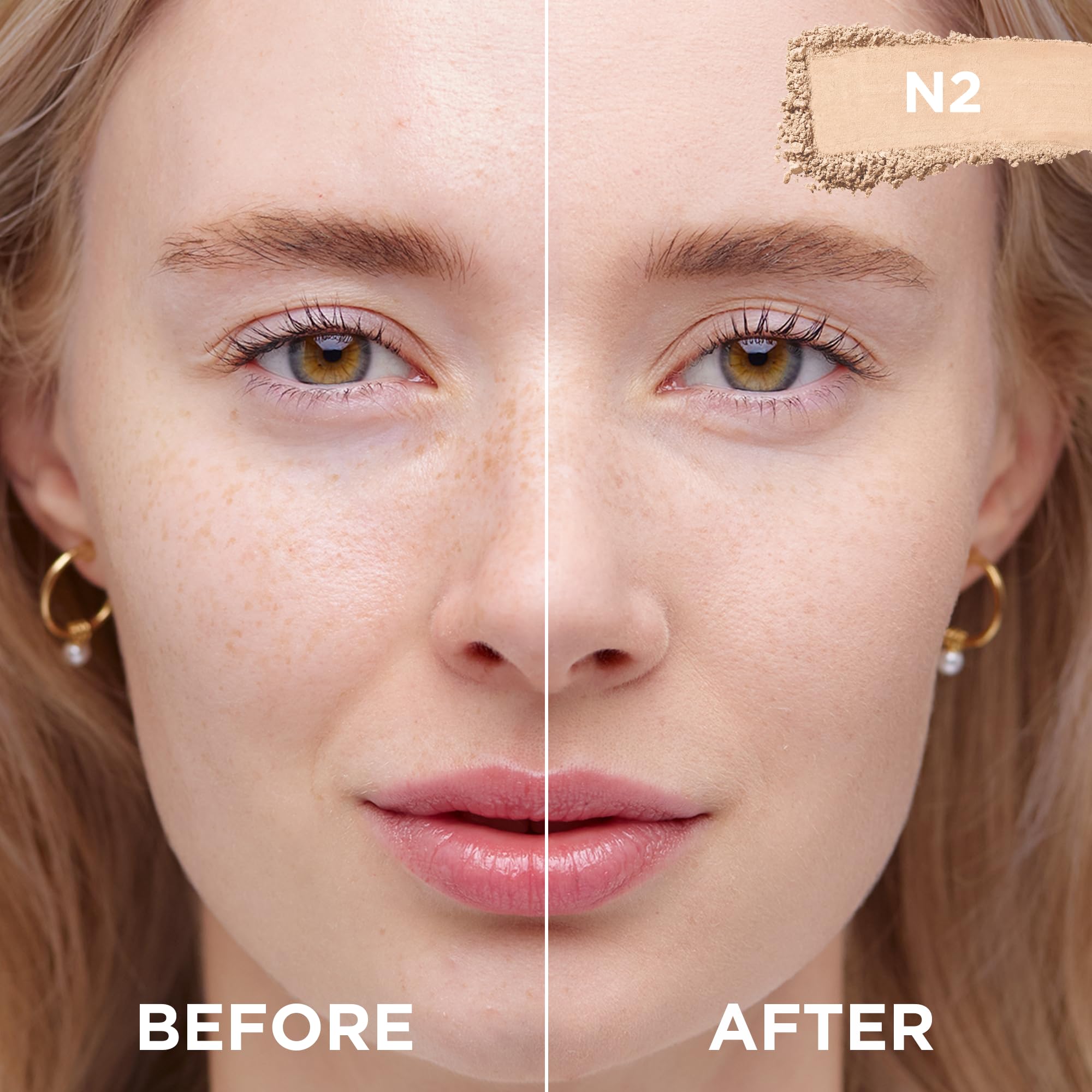 L'Oreal Paris True Match open compact with mirror for easy touch-up convenience