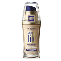 L'Oreal Paris foundation front bottle showing shade and sleek packaging for easy application