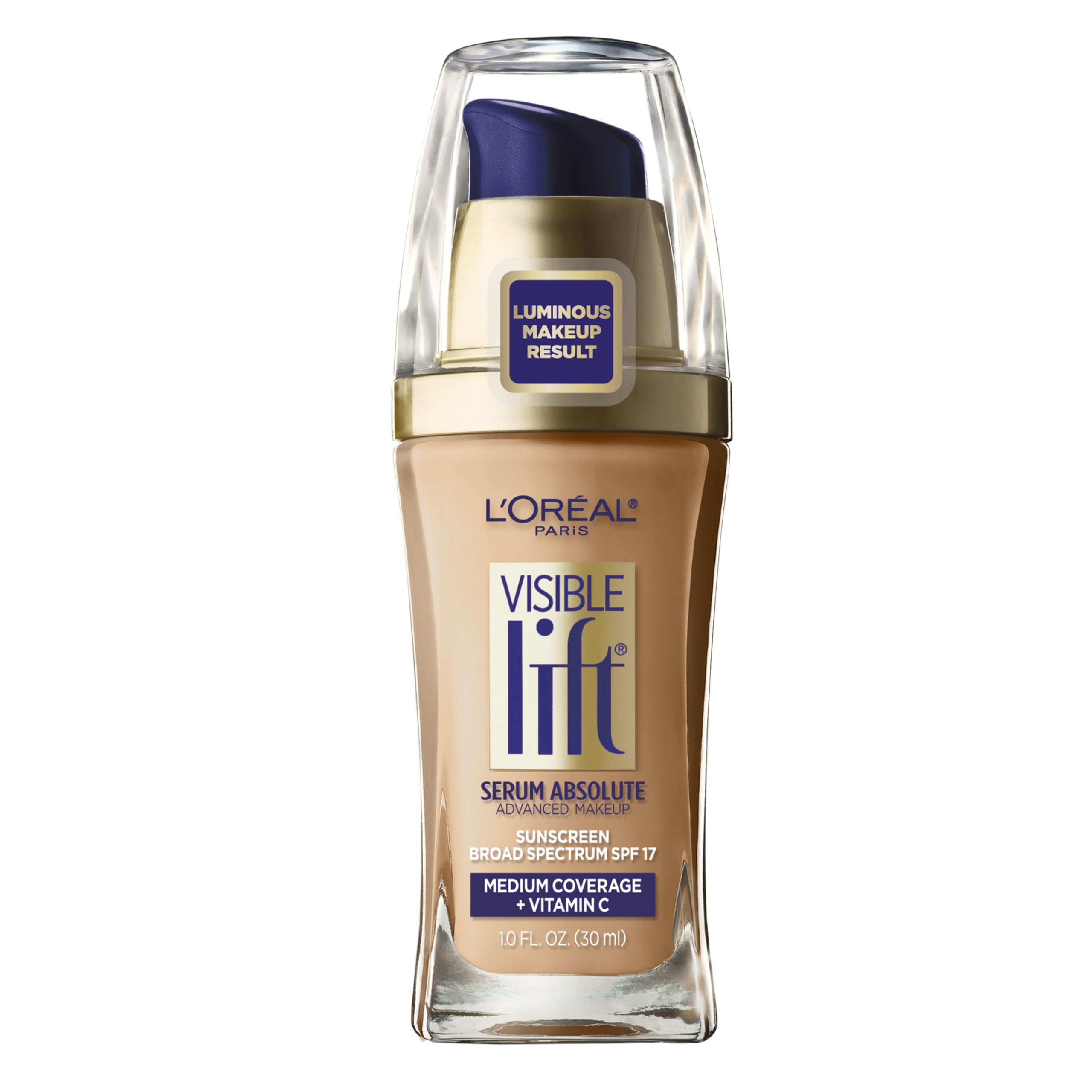 L'Oreal Paris front packaging showing Natural Buff shade and smooth finish