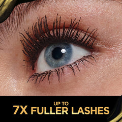 L'Oreal Paris applying mascara to upper lashes for lifted volume