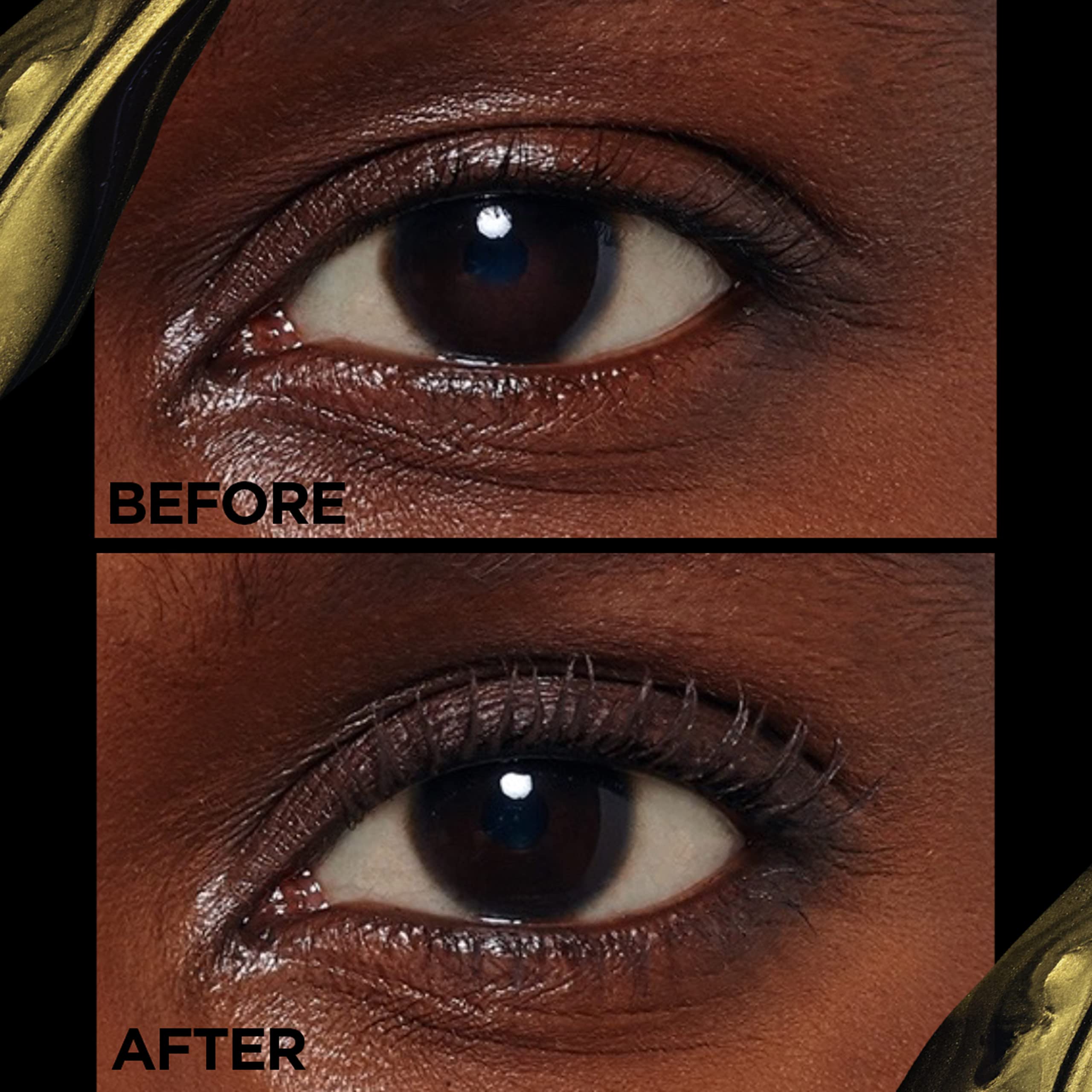 L'Oreal Paris mascara next to ruler showing compact 0.26 fl oz size