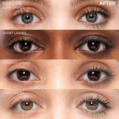 L'Oreal Paris brush close-up highlighting bristle design that builds volume and separates lashes