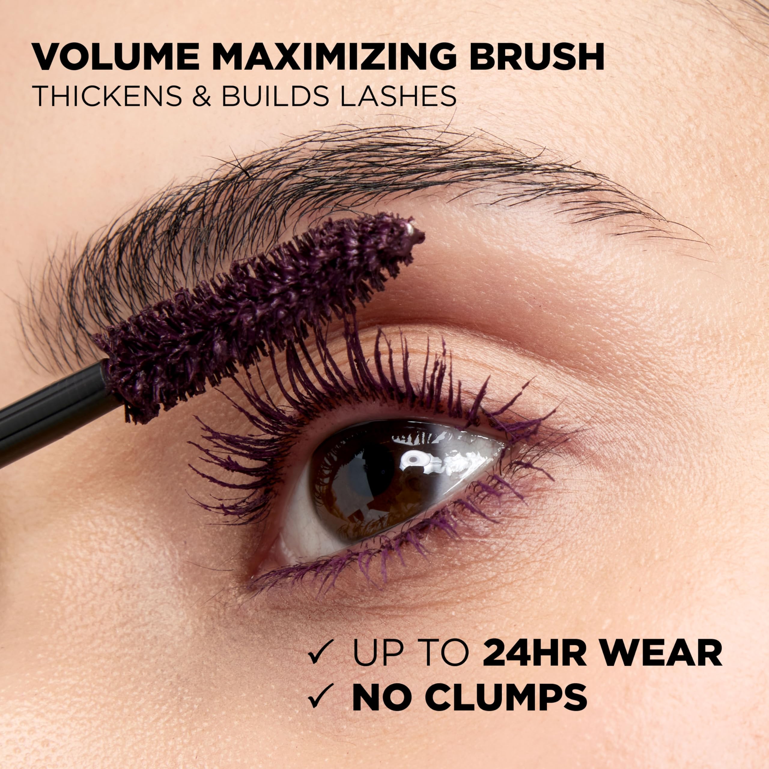 L'Oreal Paris closed tube top view highlighting compact, travel-friendly design