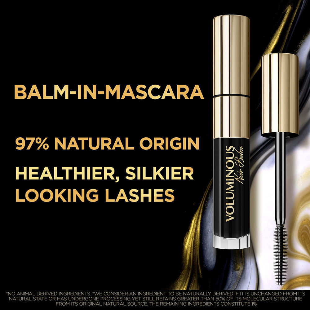 L'Oreal Paris before and after lashes showing visible fuller effect