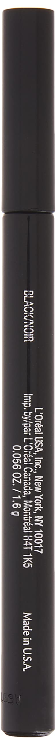 L'Oreal Paris eyeliner in use creating winged look for dramatic, long-lasting definition