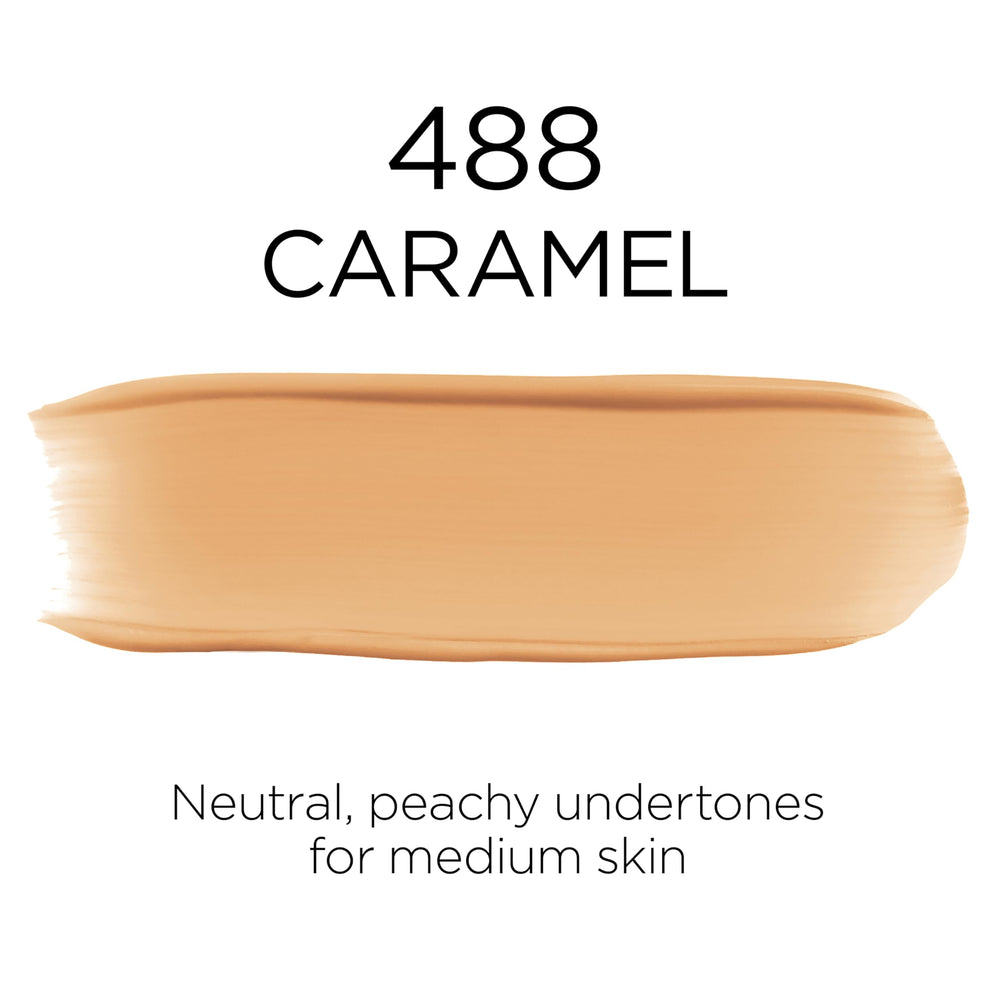 L'Oreal Paris foundation beside makeup bag illustrating everyday routine convenience