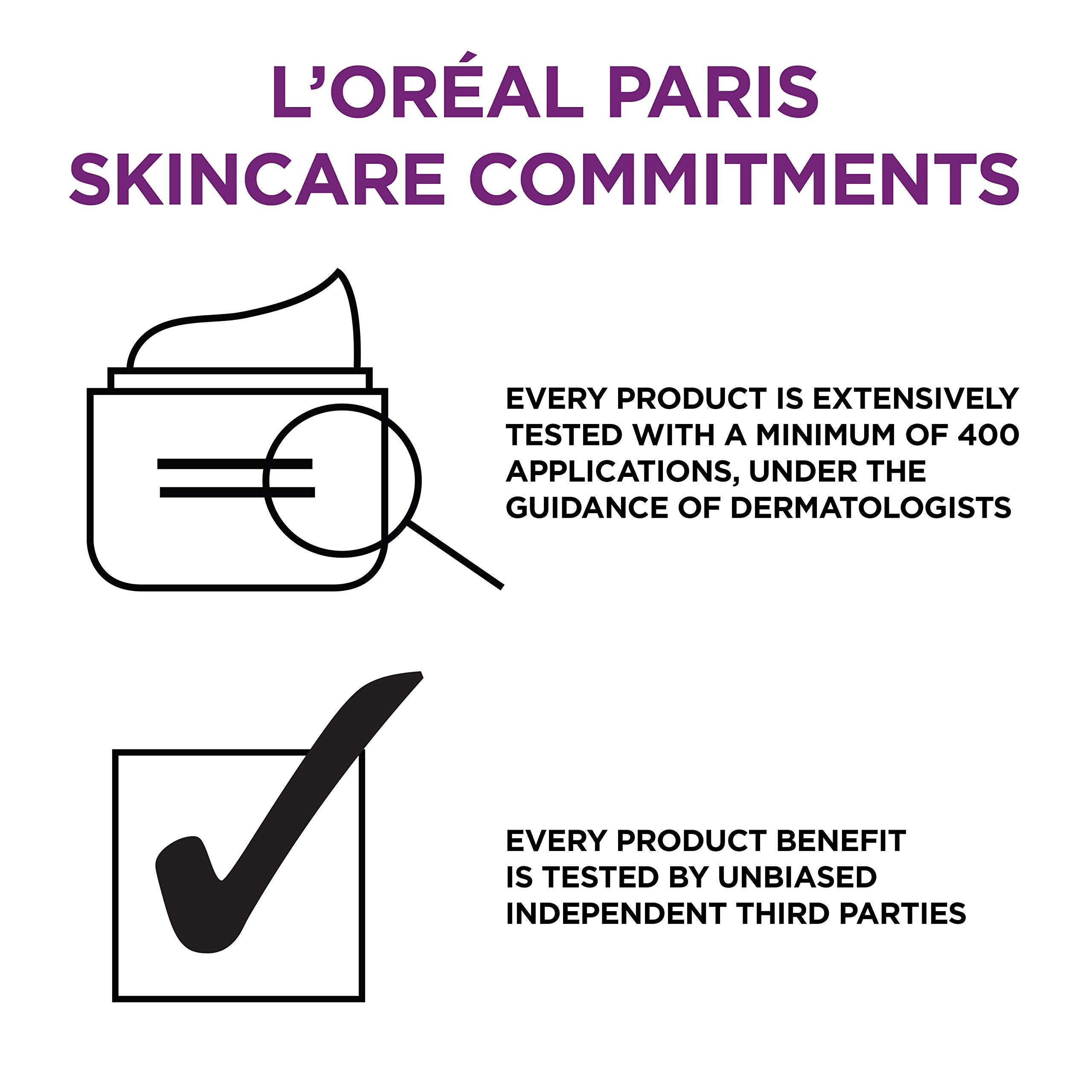 L'Oreal Paris on bathroom shelf lifestyle shot suggesting daily routine