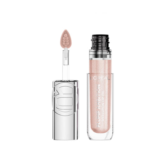 L'Oreal Paris front packaging showing glossy tube and shade name, promotes easy identification