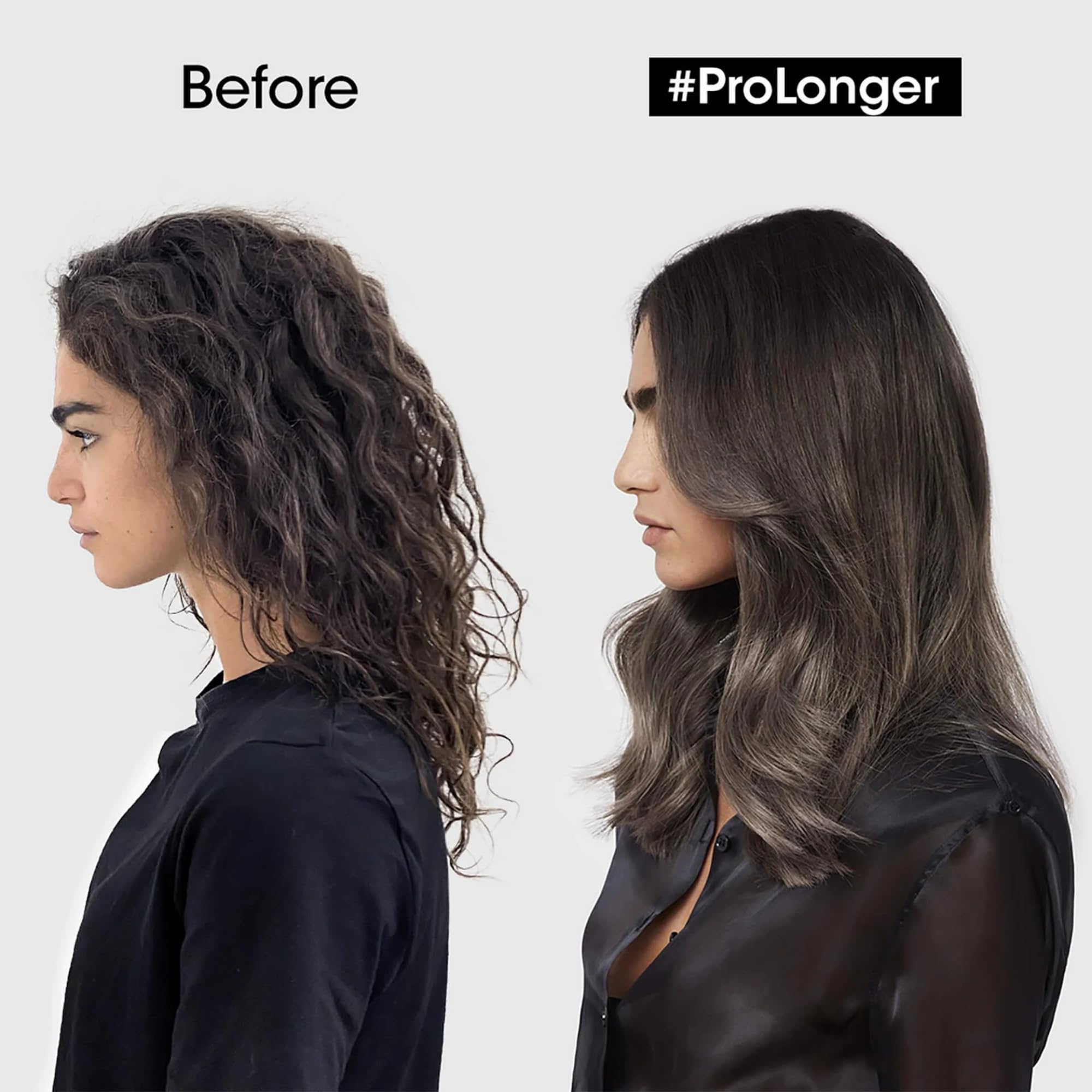 L'Oréal Professionnel dispensing cream in hand for easy application benefit