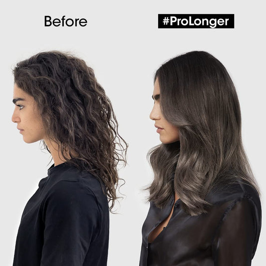 L'Oréal Professionnel Pro Longer pump close-up highlighting easy dispensing and control