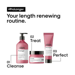 L'Oréal Professionnel size comparison next to hand to show travel-friendly benefit