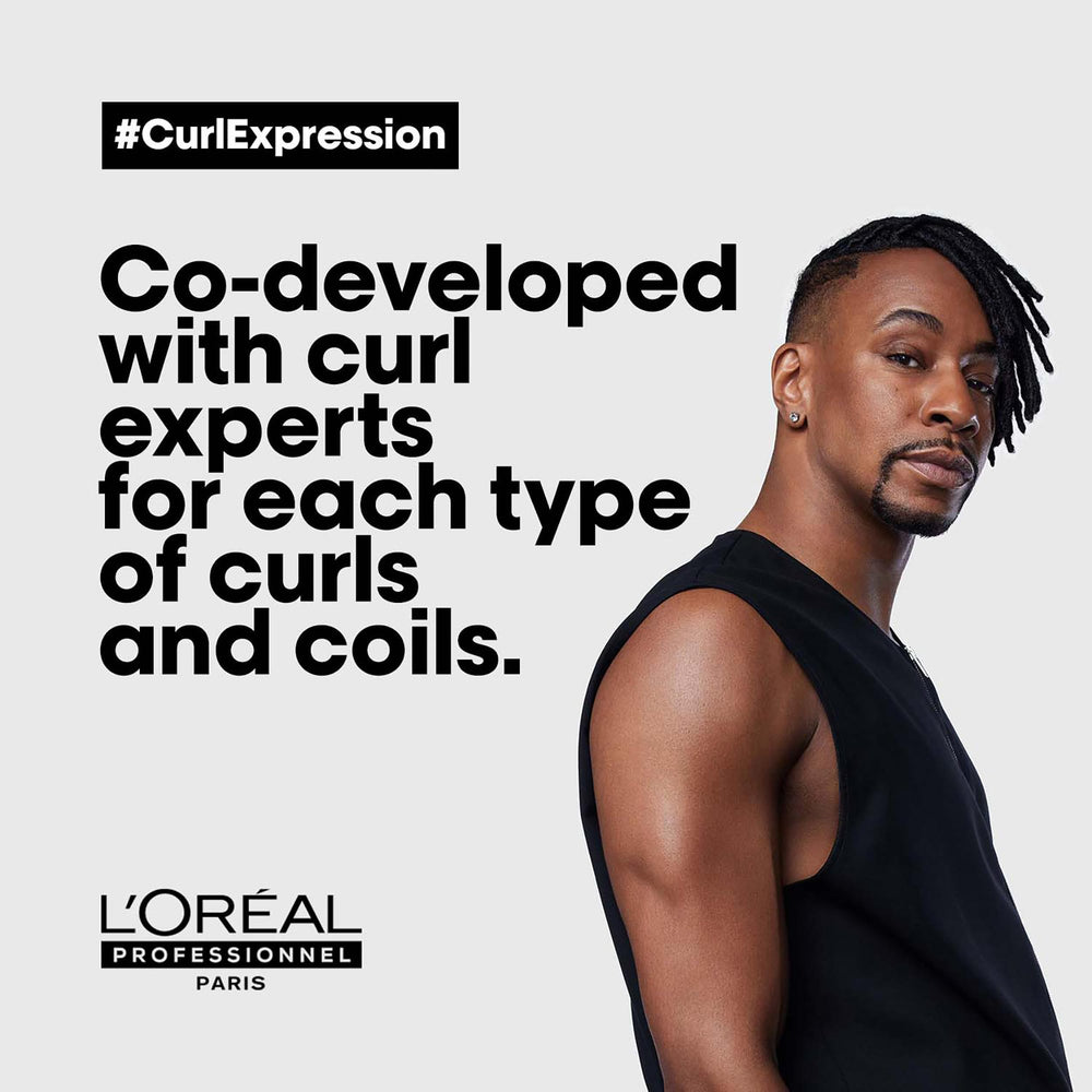 L'Oréal Professionnel Paris label close-up highlighting paraben-free ingredient benefit