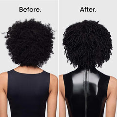 L'Oréal Professionnel bottle in hand showing size and travel-friendly benefit