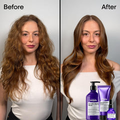 L'Oréal Professionnel Paris pump close‑up highlighting easy dispensing