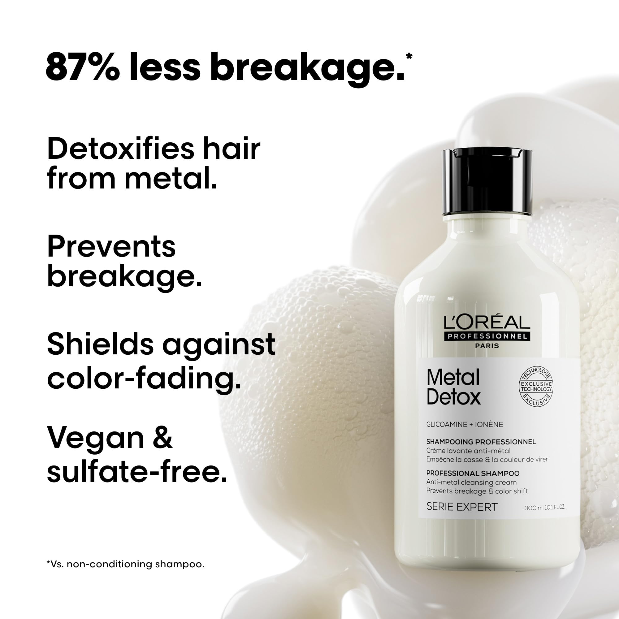 L'Oréal Professionnel Paris creamy texture detail that detangles and nourishes