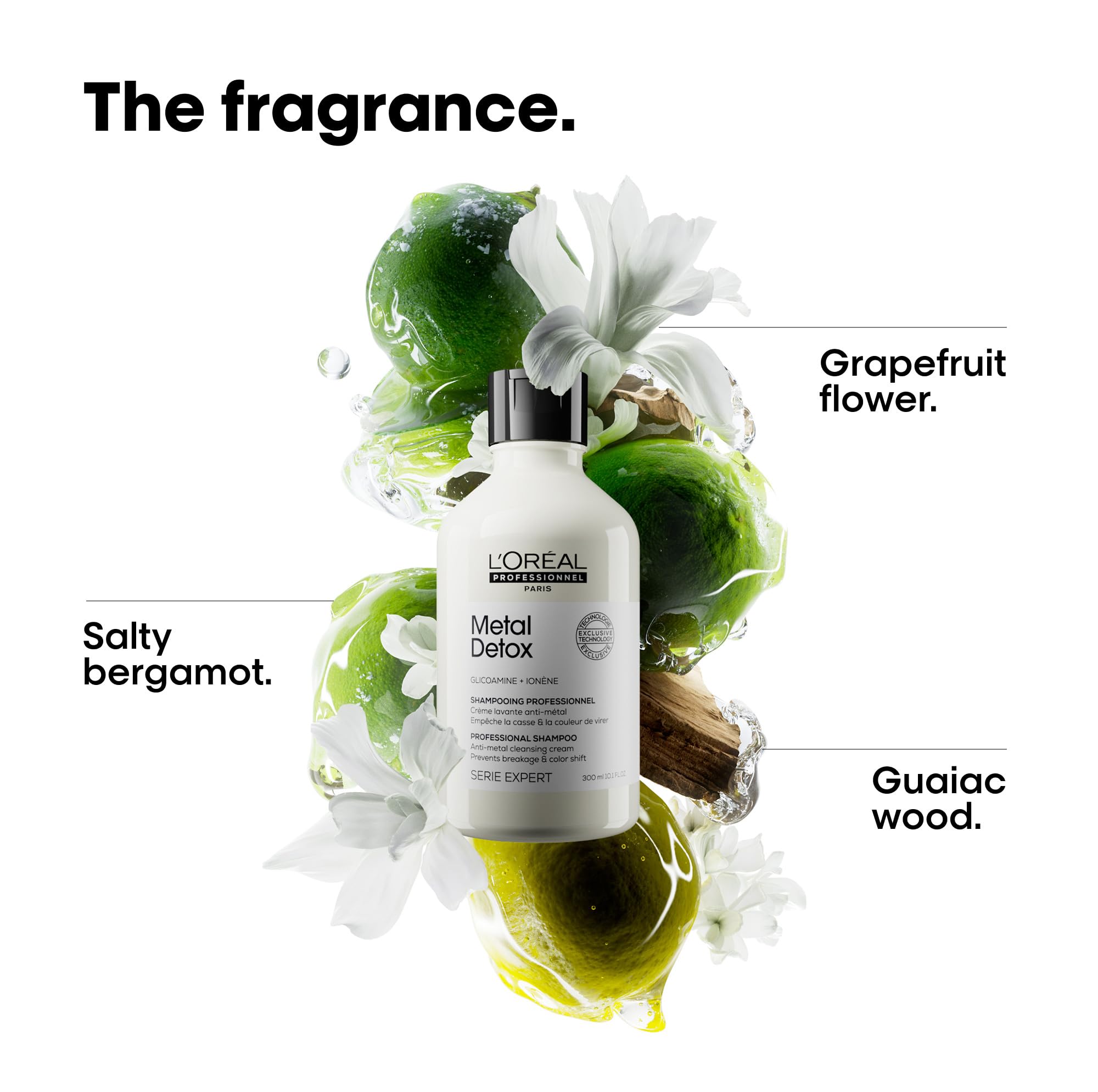L'Oréal Professionnel Paris in-shower use demonstrating gentle, effective cleansing