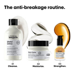L'Oréal Professionnel Paris size comparison showing bottle scale for travel and salon